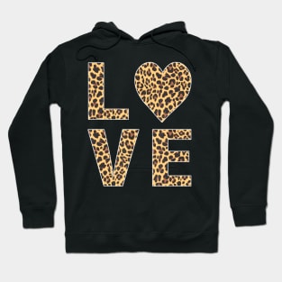 Leopard Skin Love, Vintage Tee Shirt For Women Men Hoodie